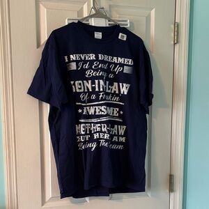 Port and Company Navy Graphic Tee